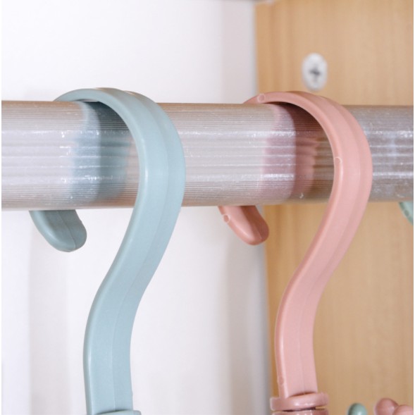 Móc treo đồ bằng nhựa có 4 chấu ( 4 nhánh) tiện lợi - Ảnh 3