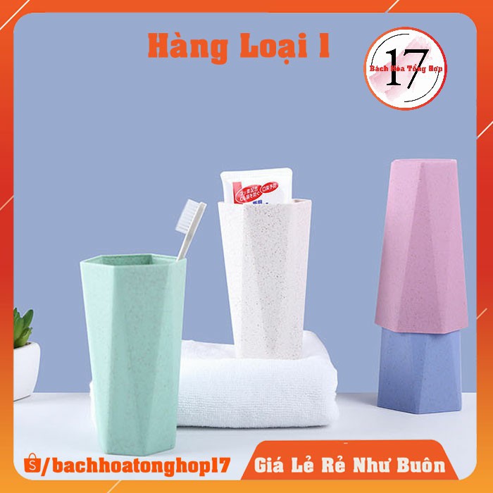Cốc lúa mạch đánh răng, đựng bàn chải, uống nước, đựng bút...cạnh lục giác