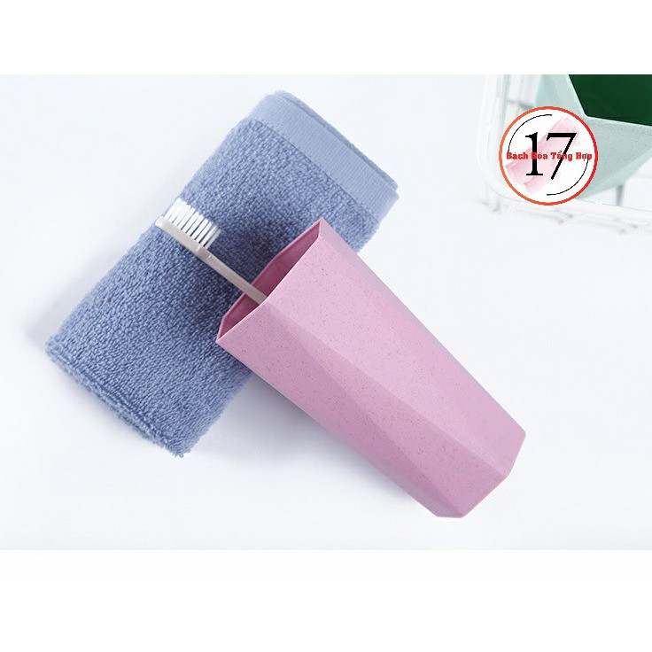 Cốc lúa mạch đánh răng, đựng bàn chải, uống nước, đựng bút...cạnh lục giác - Ảnh 2