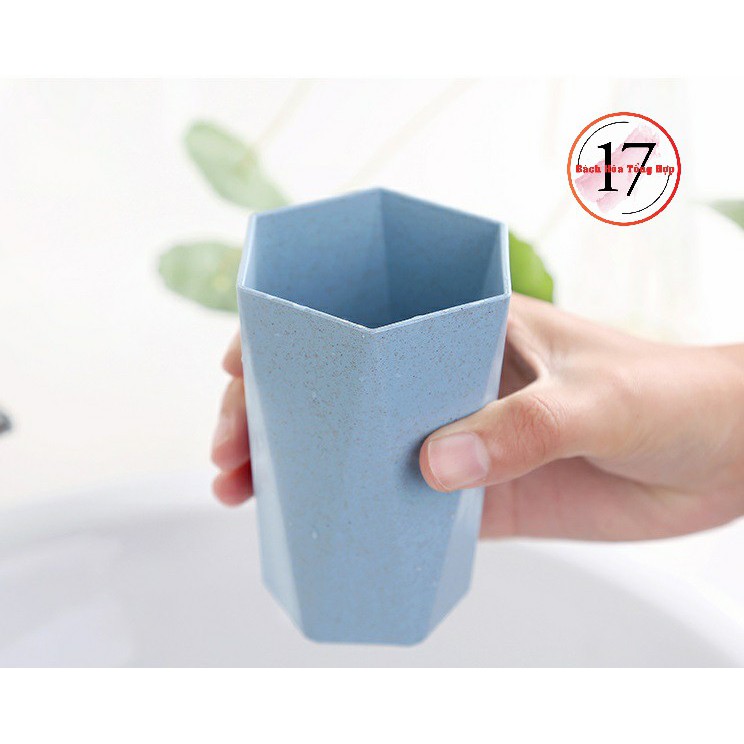 Cốc lúa mạch đánh răng, đựng bàn chải, uống nước, đựng bút...cạnh lục giác - Ảnh 4
