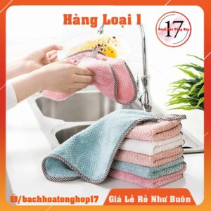 Khăn lau đa năng siêu thấm loại mới, khăn lau nhà bếp, lau tay, bát đĩa, bàn trà...