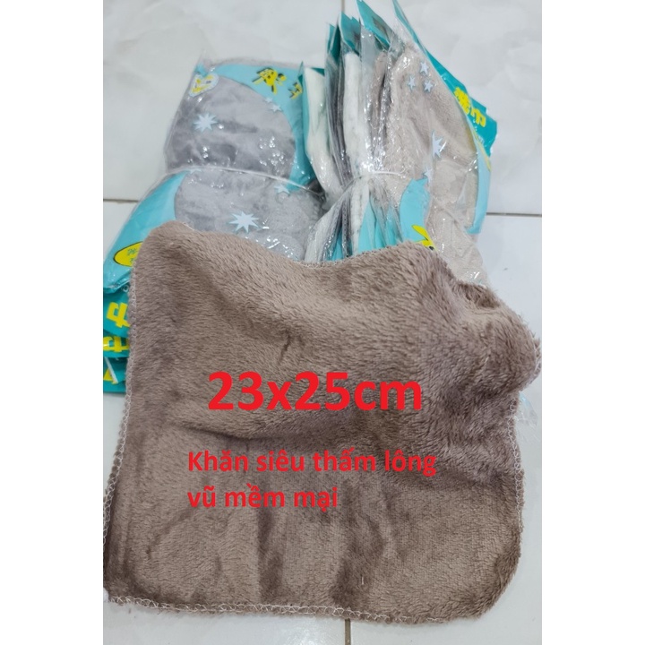 Khăn lau đa năng siêu thấm loại mới, khăn lau nhà bếp, lau tay, bát đĩa, bàn trà... - Ảnh 3