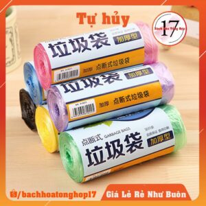 ( mỏng g- dễ phân huỷ) Túi đựng rác tự hủy, túi bóng sinh học an toàn cho môi trường và sức khỏe