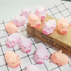 Đồ chơi bóp tay hình chú heo có tiếng kêu dễ thương, mềm dẻo giải tỏa căng thẳng