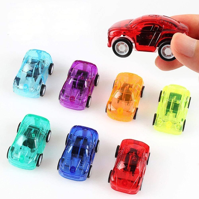 Máy Bay, Xe ô tô mini trong suốt, ô tô chạy cót trong suốt cho bé (giao màu ngẫu nhiên) - Ảnh 3