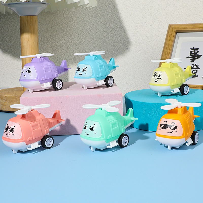 Máy Bay, Xe ô tô mini trong suốt, ô tô chạy cót trong suốt cho bé (giao màu ngẫu nhiên) - Ảnh 5