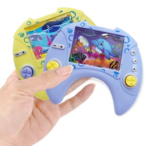 Đồ chơi trẻ em máy chơi game bắn vòng nước dành cho bé thích chơi bấm nước xếp vòng luyện kỹ năng nhanh tay