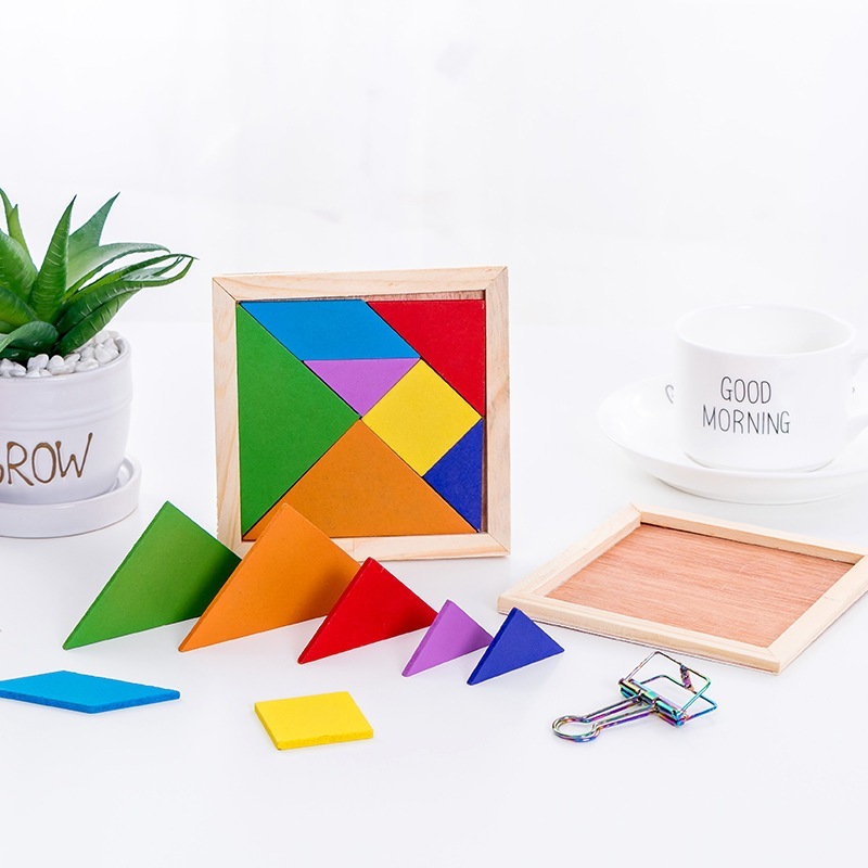 Bảng ghép gỗ, Bảng ghép hình gạch Tetris size đại, ghép gạch thông minh đồ chơi phát triển trí tuệ cho bé, Đồ Chơi Ghép - Ảnh 8