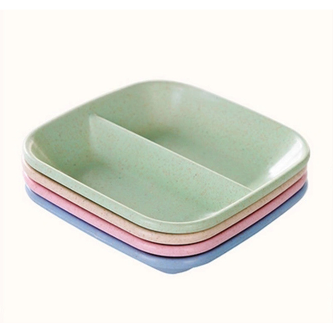 Đĩa Đựng Gia Vị 2 Ngăn Làm Bằng Lúa Mạch Cao Cấp - Ảnh 7