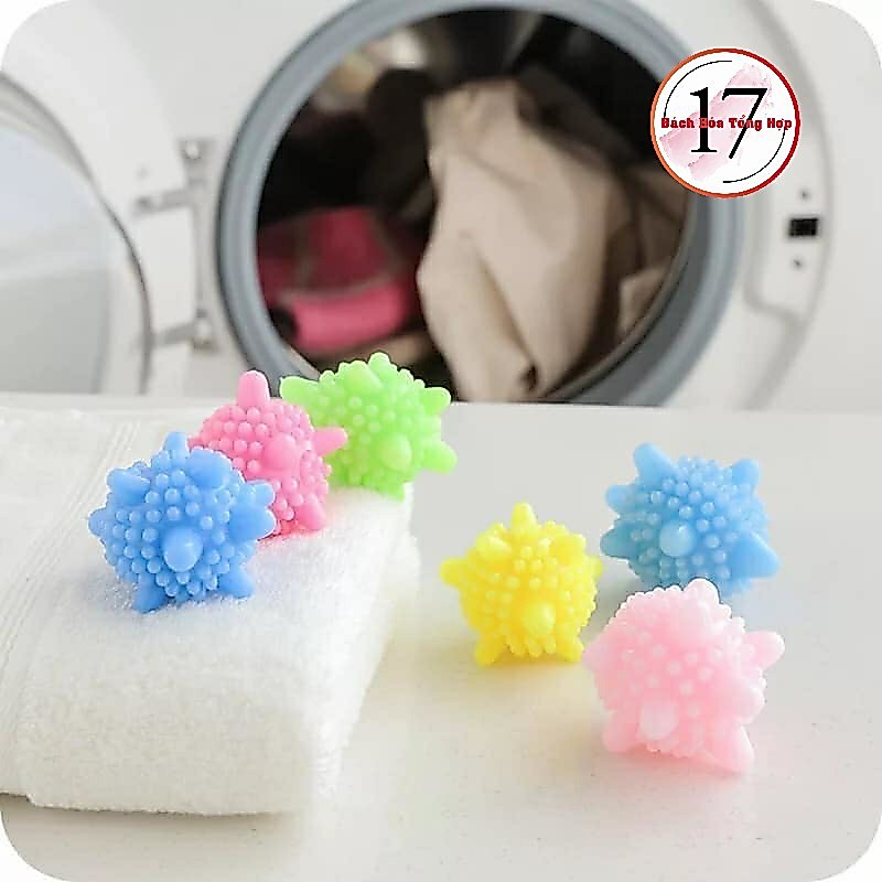 5 Quả Bóng giặt là thẳng quần áo, làm sạch vết bẩn, bóng giặt cầu gai sinh học an toàn cho da - Ảnh 2
