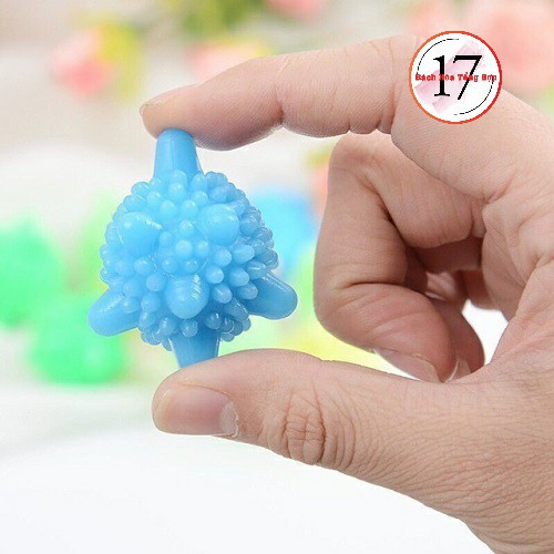 5 Quả Bóng giặt là thẳng quần áo, làm sạch vết bẩn, bóng giặt cầu gai sinh học an toàn cho da - Ảnh 4