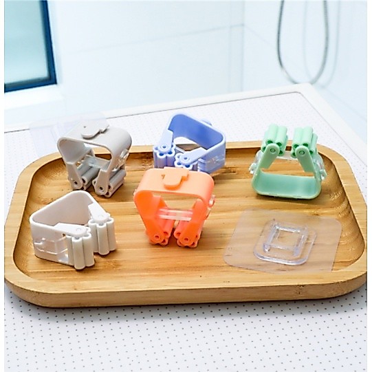 Kẹp Giữ Cây Lau Nhà, Móc Treo Chổi Đa Năng Nhà Tắm, Nhà Vệ Sinh - Ảnh 2
