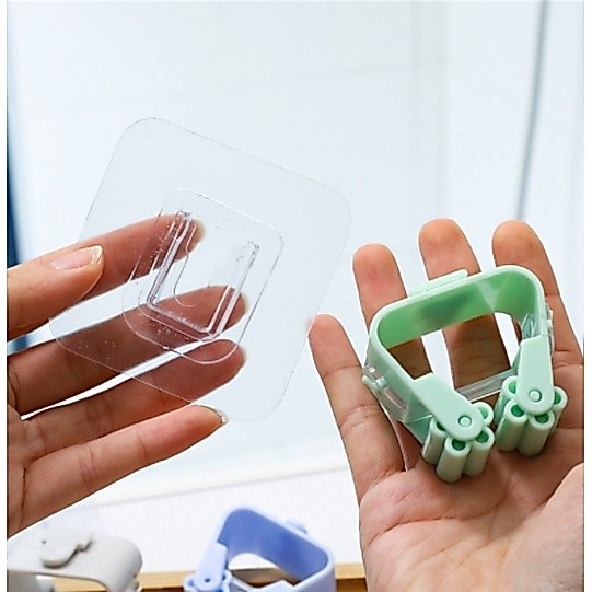 Kẹp Giữ Cây Lau Nhà, Móc Treo Chổi Đa Năng Nhà Tắm, Nhà Vệ Sinh - Ảnh 3