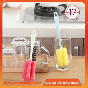 Cọ tay dài, Dụng cụ gậy cọ rửa cốc chén, ly, bình sữa, lọ hoa...