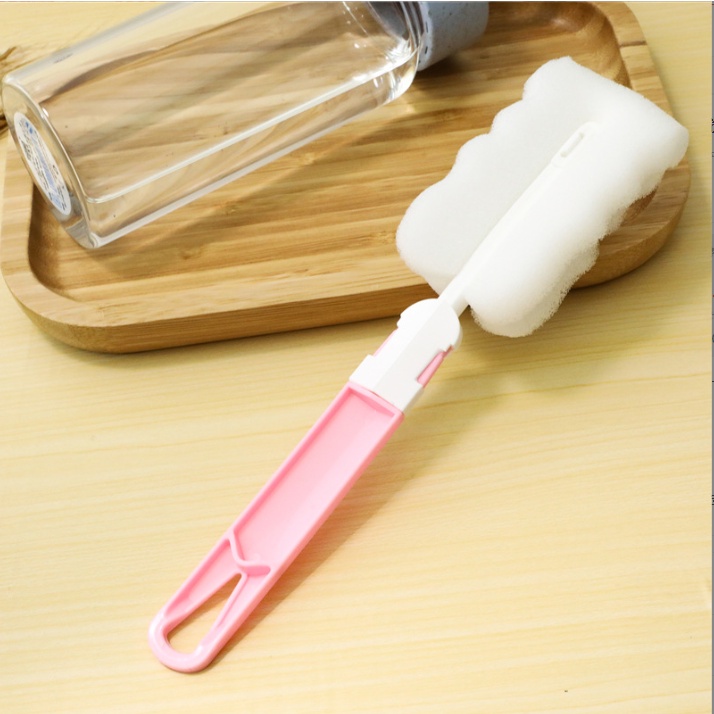 Cọ tay dài, Dụng cụ gậy cọ rửa cốc chén, ly, bình sữa, lọ hoa... - Ảnh 2