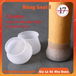 (Combo 4- 8 Cái) Vỏ bọc chân bàn ghế sofa bằng silicon co dãn