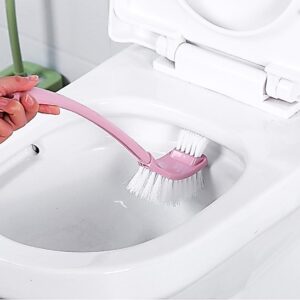 Chổi Vệ Sinh Bồn Cầu Hai Mặt Cán Dài, Có Móc Treo Tường Tiện Lợi