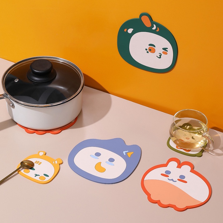 Miếng lót xoong nồi/lót cốc cách nhiệt siêu dễ thương - Ảnh 3