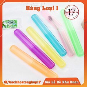 Hộp đựng bàn chải đánh răng khi đi du lịch đảm bảo sức khỏe (ngẫu nhiên màu)