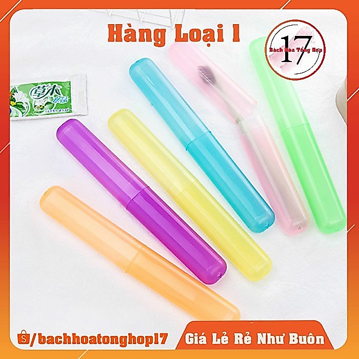 Hộp đựng bàn chải đánh răng khi đi du lịch đảm bảo sức khỏe (ngẫu nhiên màu)