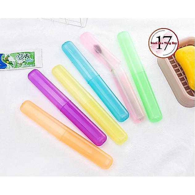 Hộp đựng bàn chải đánh răng khi đi du lịch đảm bảo sức khỏe (ngẫu nhiên màu) - Ảnh 2