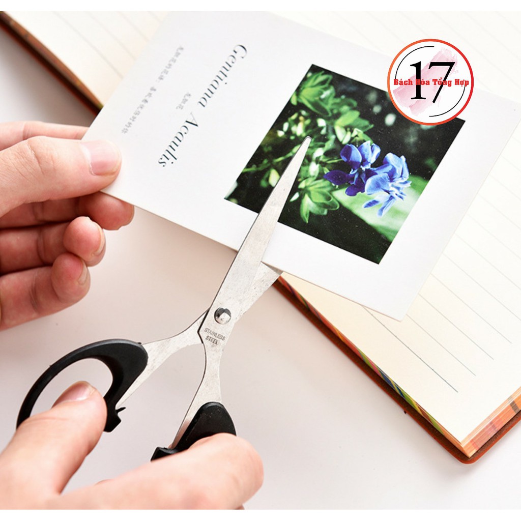 Kéo văn phòng, kéo cắt giấy đa năng cho học sinh sinh viên DIY thủ công - Ảnh 3