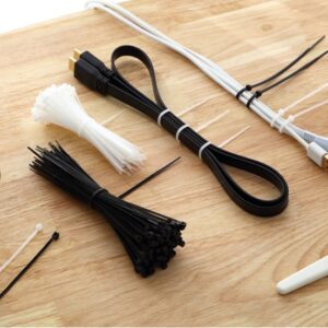 100 Dây Thít Nhựa Đủ Size, Đủ Màu Đen Và Trắng 10cm, 15cm, 20cm