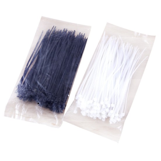100 Dây Thít Nhựa Đủ Size, Đủ Màu Đen Và Trắng 10cm, 15cm, 20cm - Ảnh 5