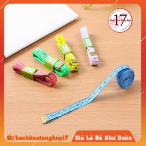 Combo Thước dây cuộn vải 1m5 đo eo, chiều cao, thước thợ may quần áo [Freeship Xtra]